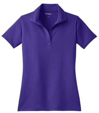 Sport-Tek Ladies Micropique Sport-Wick Polo (Purple)