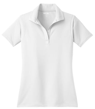 Sport-Tek Ladies Micropique Sport-Wick Polo (White)