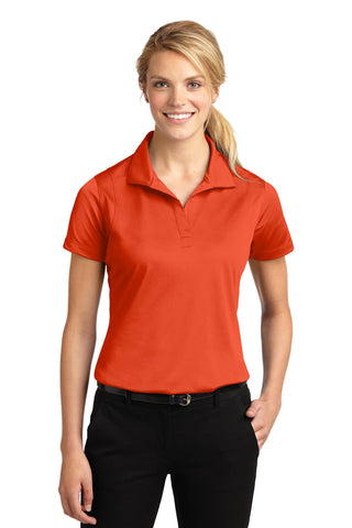 Sport-Tek Ladies Micropique Sport-Wick Polo (Deep Orange)