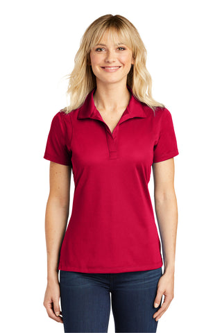 Sport-Tek Ladies Micropique Sport-Wick Polo (Deep Red)