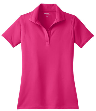 Sport-Tek Ladies Micropique Sport-Wick Polo (Pink Raspberry)