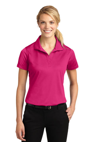 Sport-Tek Ladies Micropique Sport-Wick Polo (Pink Raspberry)