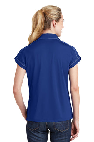 Sport-Tek Ladies Contrast Stitch Micropique Sport-Wick Polo (True Royal)