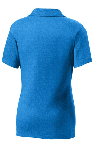 Sport-Tek Ladies Heather Contender Polo (Blue Wake Heather)