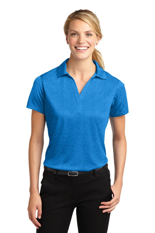 Sport-Tek Ladies Heather Contender Polo (Blue Wake Heather)