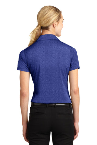 Sport-Tek Ladies Heather Contender Polo (Cobalt Heather)