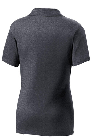 Sport-Tek Ladies Heather Contender Polo (Graphite Heather)