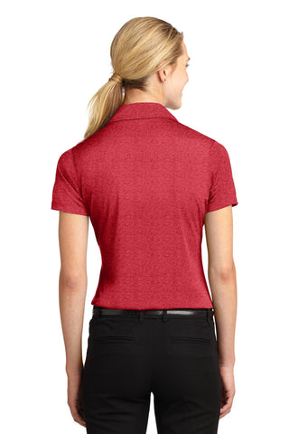 Sport-Tek Ladies Heather Contender Polo (Scarlet Heather)