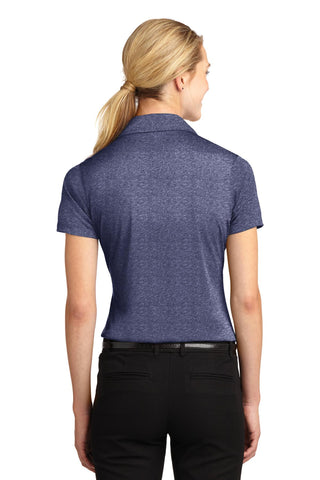 Sport-Tek Ladies Heather Contender Polo (True Navy Heather)