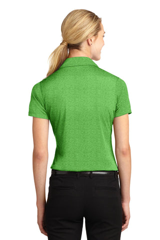 Sport-Tek Ladies Heather Contender Polo (Turf Green Heather)