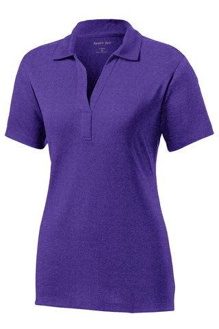 Sport-Tek Ladies Heather Contender Polo (Varsity Purple Heather)