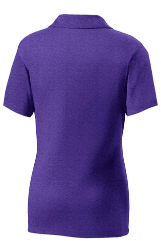 Sport-Tek Ladies Heather Contender Polo (Varsity Purple Heather)