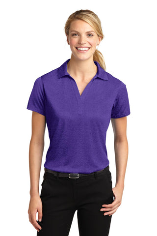 Sport-Tek Ladies Heather Contender Polo (Varsity Purple Heather)