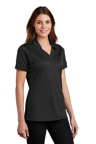 Sport-Tek Ladies PosiCharge Micro-Mesh Polo (Black)