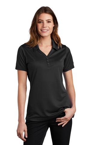 Sport-Tek Ladies PosiCharge Micro-Mesh Polo (Black)