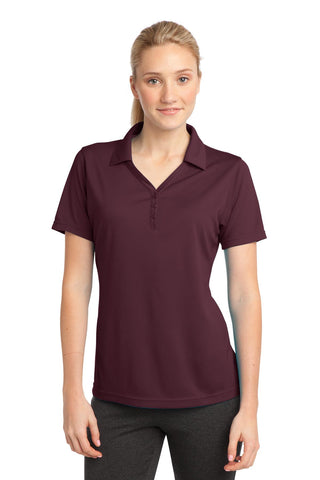 Sport-Tek Ladies PosiCharge Micro-Mesh Polo (Maroon)