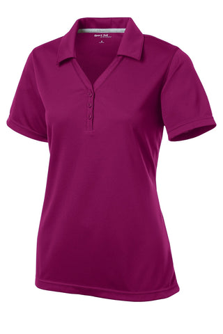 Sport-Tek Ladies PosiCharge Micro-Mesh Polo (Pink Rush)