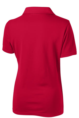 Sport-Tek Ladies PosiCharge Micro-Mesh Polo (True Red)