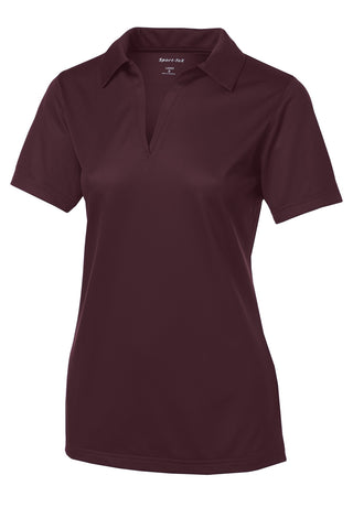 Sport-Tek Ladies PosiCharge Active Textured Polo (Maroon)