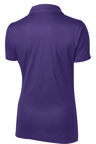 Sport-Tek Ladies PosiCharge Active Textured Polo (Purple)