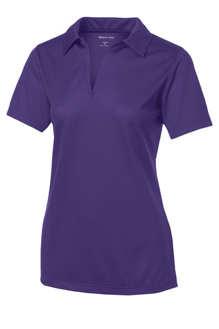 Sport-Tek Ladies PosiCharge Active Textured Polo (Purple)