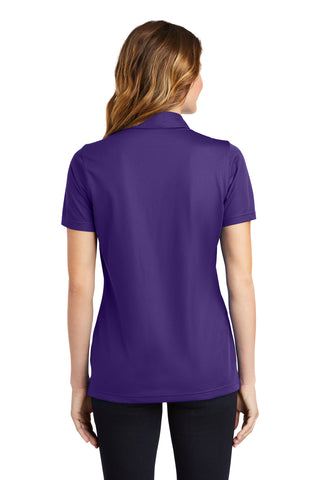 Sport-Tek Ladies PosiCharge Active Textured Polo (Purple)