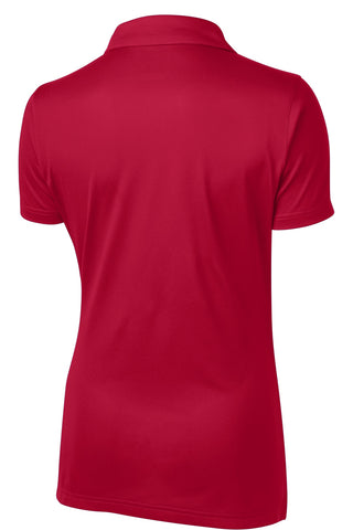 Sport-Tek Ladies PosiCharge Active Textured Polo (True Red)