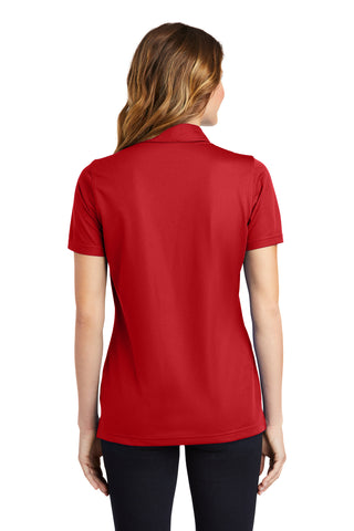 Sport-Tek Ladies PosiCharge Active Textured Polo (True Red)