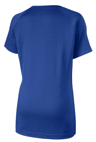 Sport-Tek Ladies Ultimate Performance V-Neck (True Royal)