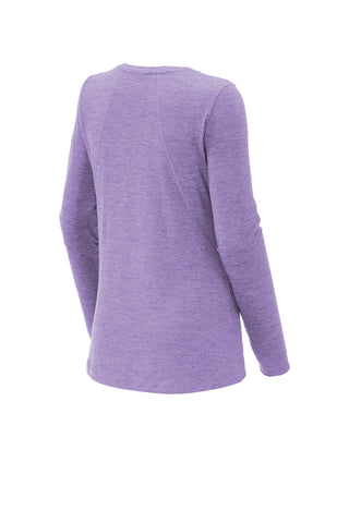 Sport-Tek Ladies Exchange 1.5 Long Sleeve Crew (Hyacinth Heather)