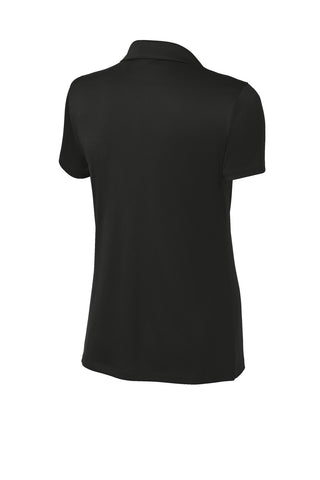 Sport-Tek Ladies PosiCharge Re-Compete Polo (Black)