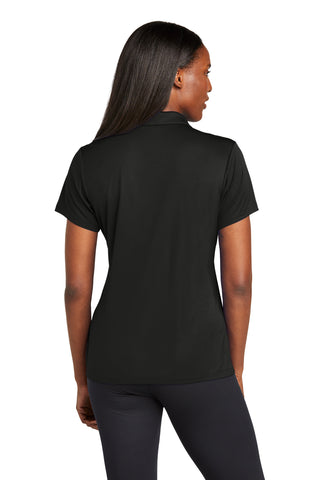 Sport-Tek Ladies PosiCharge Re-Compete Polo (Black)