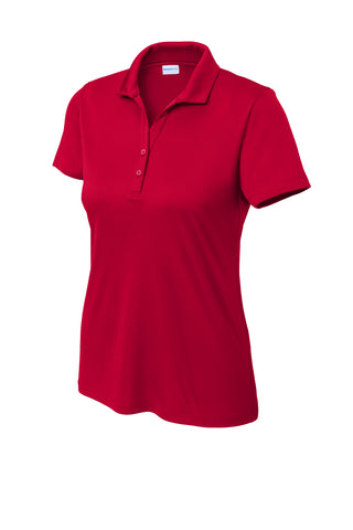 Sport-Tek Ladies PosiCharge Re-Compete Polo (Deep Red)