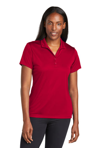 Sport-Tek Ladies PosiCharge Re-Compete Polo (Deep Red)