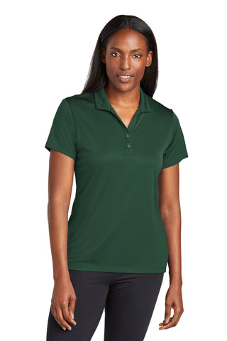 Sport-Tek Ladies PosiCharge Re-Compete Polo (Forest Green)