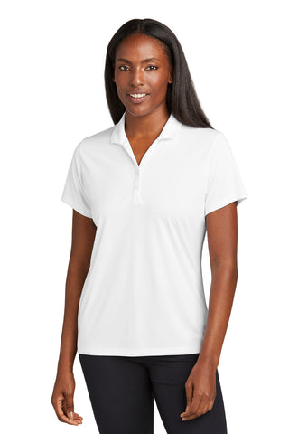 Sport-Tek Ladies PosiCharge Re-Compete Polo (White)