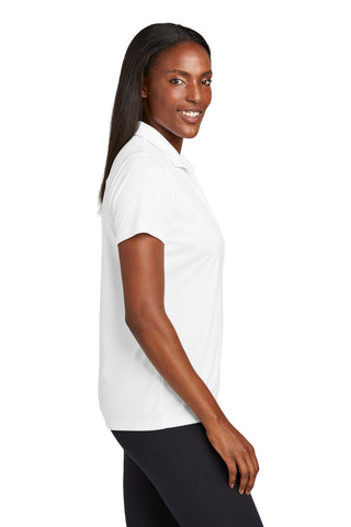 Sport-Tek Ladies PosiCharge Re-Compete Polo (White)