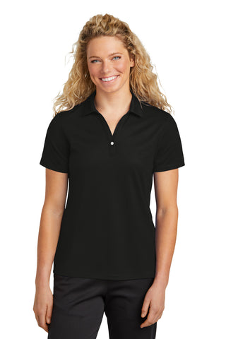 Sport-Tek Ladies UV Micropique Polo (Black)