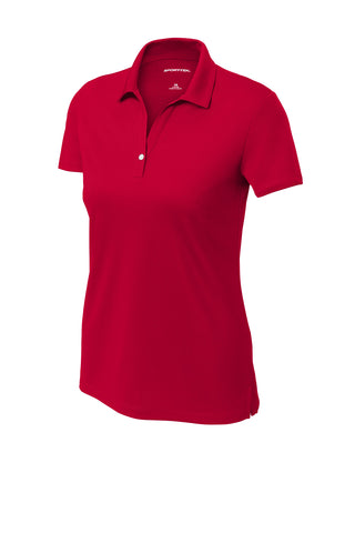 Sport-Tek Ladies UV Micropique Polo (Deep Red)