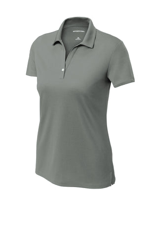 Sport-Tek Ladies UV Micropique Polo (Grey Concrete)