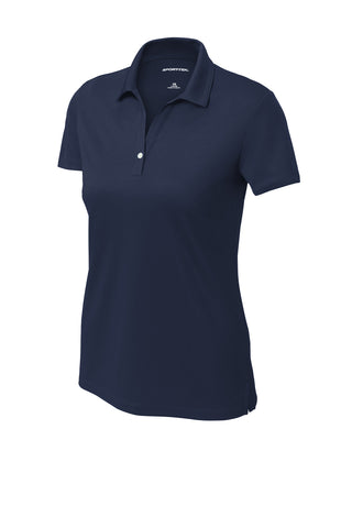 Sport-Tek Ladies UV Micropique Polo (True Navy)