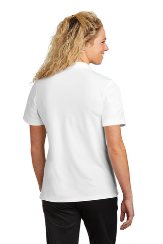 Sport-Tek Ladies UV Micropique Polo (White)