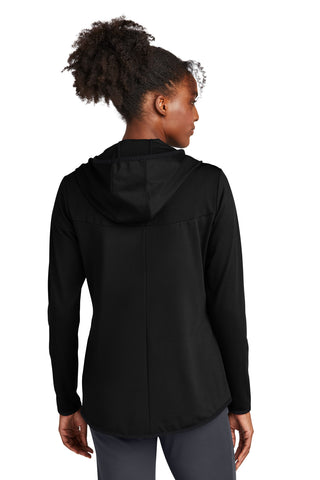 Sport-Tek Ladies Circuit Hooded Full-Zip (Deep Black)