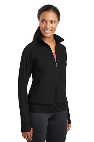 Sport-Tek Ladies NRG Fitness Jacket (Black)