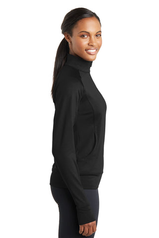 Sport-Tek Ladies NRG Fitness Jacket (Black)