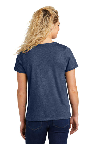 Volunteer Knitwear Women's Daily V-Neck Tee (Heather Navy)