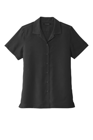 Port Authority Ladies Short Sleeve Performance Staff Shirt (Black)