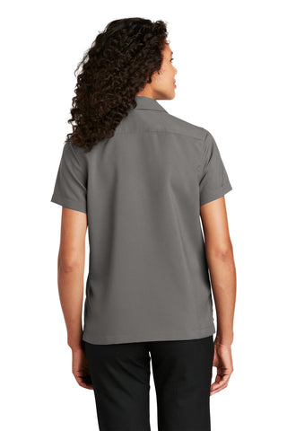 Port Authority Ladies Short Sleeve Performance Staff Shirt (Graphite)