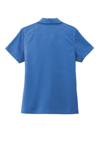 Port Authority Ladies Short Sleeve Performance Staff Shirt (True Blue)