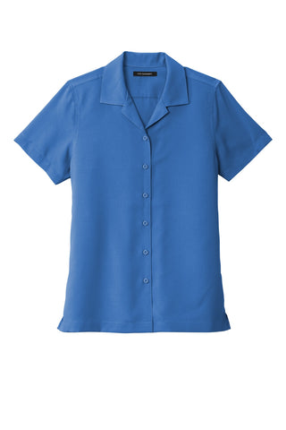 Port Authority Ladies Short Sleeve Performance Staff Shirt (True Blue)